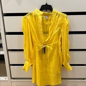 Banana Republic Bright Yellow Women's Blouse